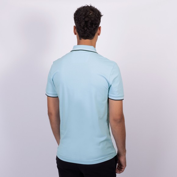 BOSS Mens Blue Athleisure Paul Polo Shirt main image