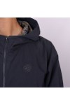 Pretty Green Mens Blue Feltham Hooded Jacket