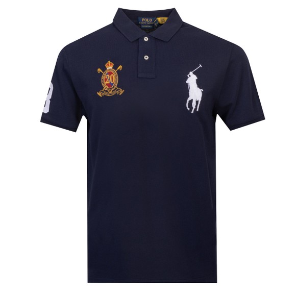 Polo Ralph Lauren Mens Blue 20th Anniversary Polo Shirt main image