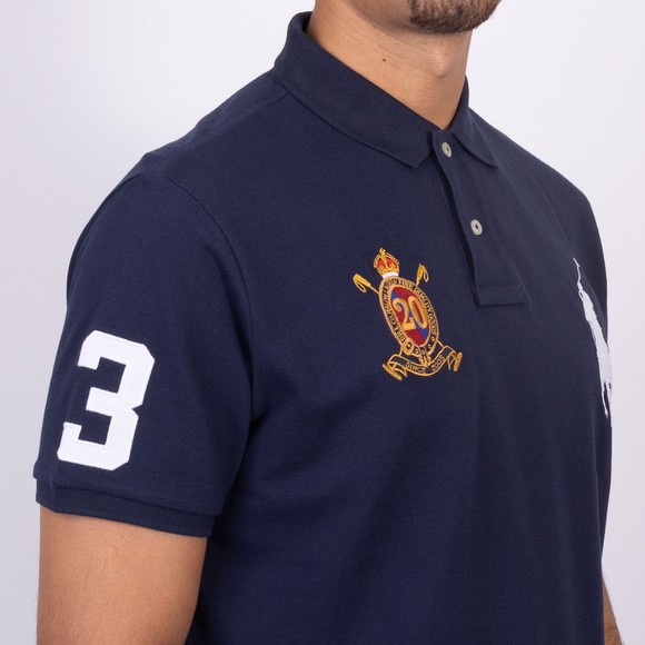 Polo Ralph Lauren Mens Blue 20th Anniversary Polo Shirt main image