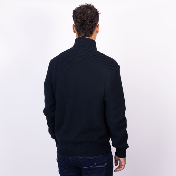 Paul & Shark Mens Blue Wool Knitted Half Zip Sweatshirt main image