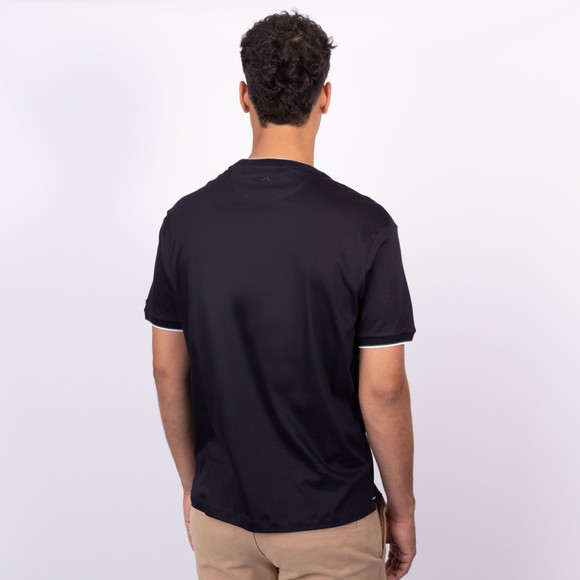 Paul & Shark Mens Blue Lyocell X-Soft Tipped T-Shirt main image