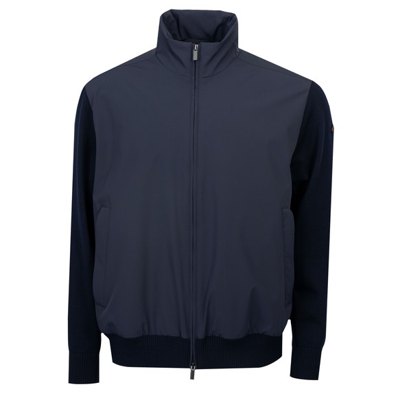 Paul & Shark Mens Blue Wool Hybrid Jacket main image
