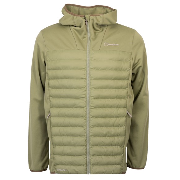 berghaus Mens Green Vaskye Hooded Hybrid Jacket main image