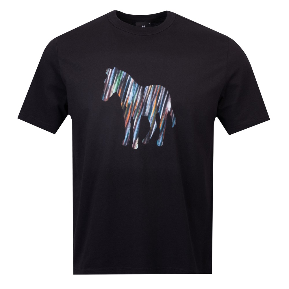Colour Stripe Zebra T-Shirt