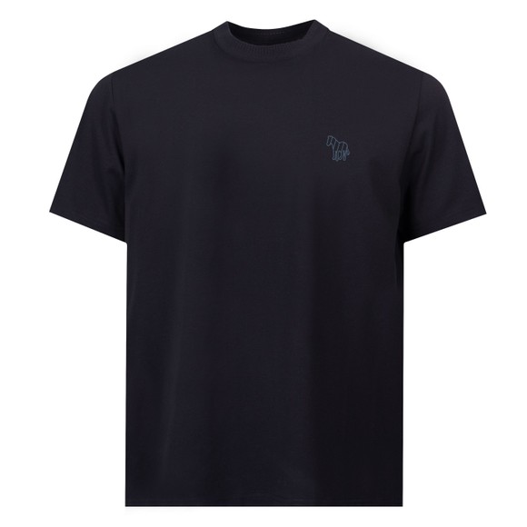 PS Paul Smith Mens Black Mono Zebra T-Shirt main image