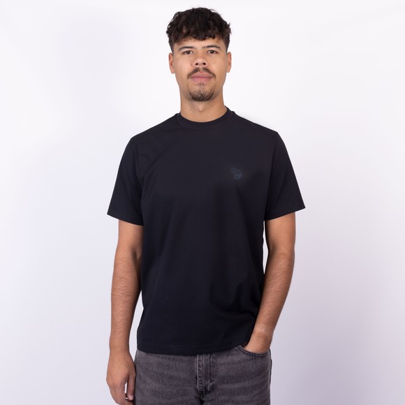 PS Paul Smith Mens Black Mono Zebra T-Shirt main image