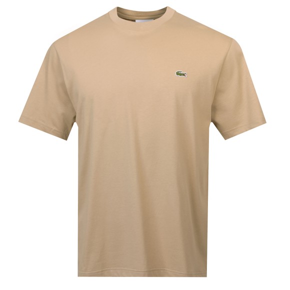 Lacoste Mens Beige Classic Cotton T-Shirt main image