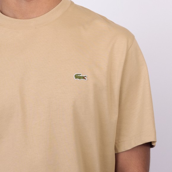 Lacoste Mens Beige Classic Cotton T-Shirt main image