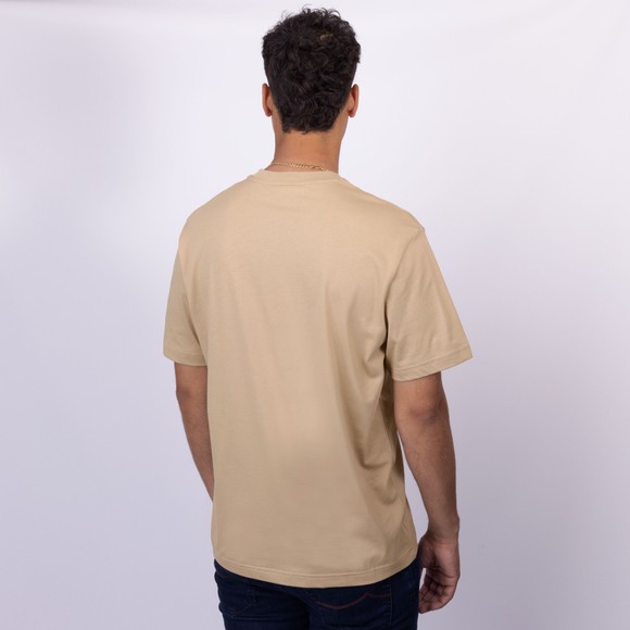 Lacoste Mens Beige Classic Cotton T-Shirt main image