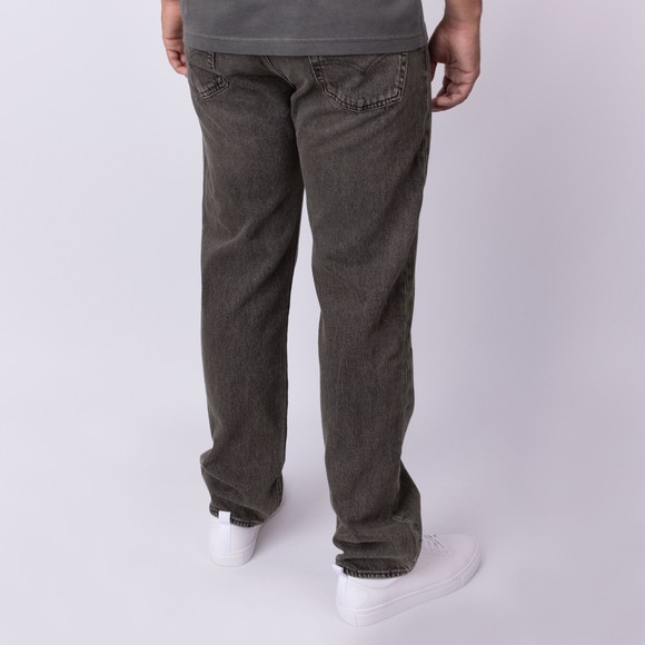 Levi's ® Mens Black 555 Relaxed Straight Jean main image