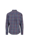 Fynch Hatton Mens Red Colourful Twill Shirt