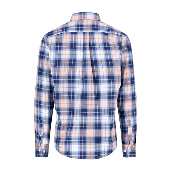 Fynch Hatton Mens Pink Twill Check Shirt