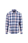 Fynch Hatton Mens Pink Twill Check Shirt