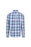 Fynch Hatton Mens Green Twill Check Shirt