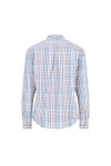 Fynch Hatton Mens Pink Poplin Check Shirt
