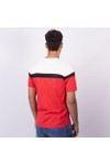 Fila Mens Red Aiden Cut And Sew T-Shirt