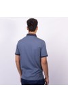 Fila Mens Blue Classic Vintage Striped Polo Shirt