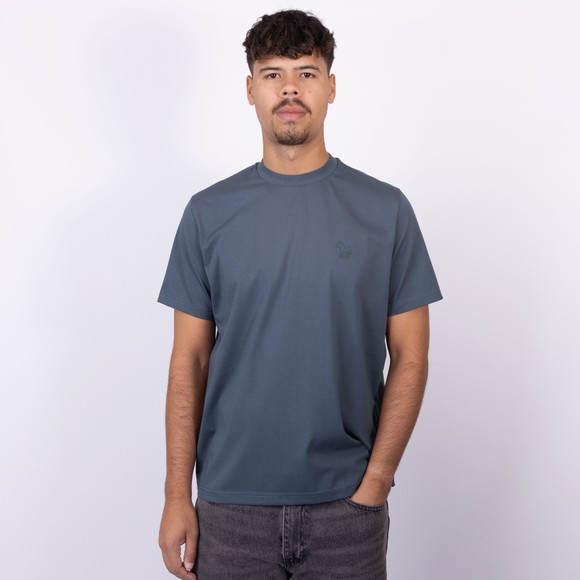 PS Paul Smith Mens Grey Mono Zebra T-Shirt main image