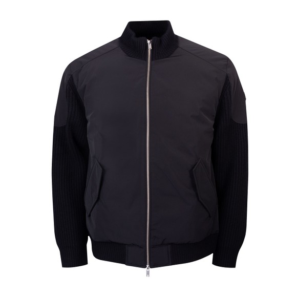 Moose Knuckles Mens Black Magnus Knit Hybrid  main image