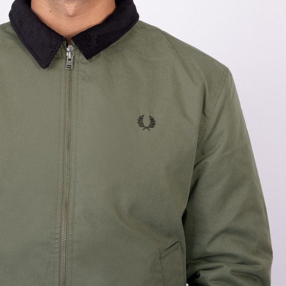 Fred Perry Mens Green Caban Jacket main image