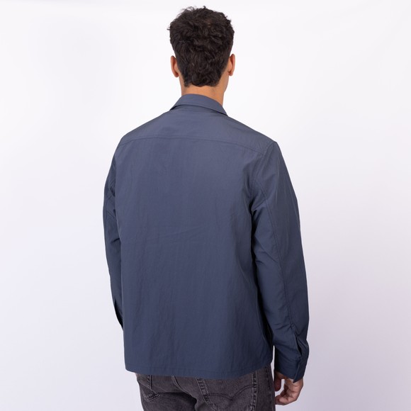 Fred Perry Mens Blue Zip Overshirt  main image