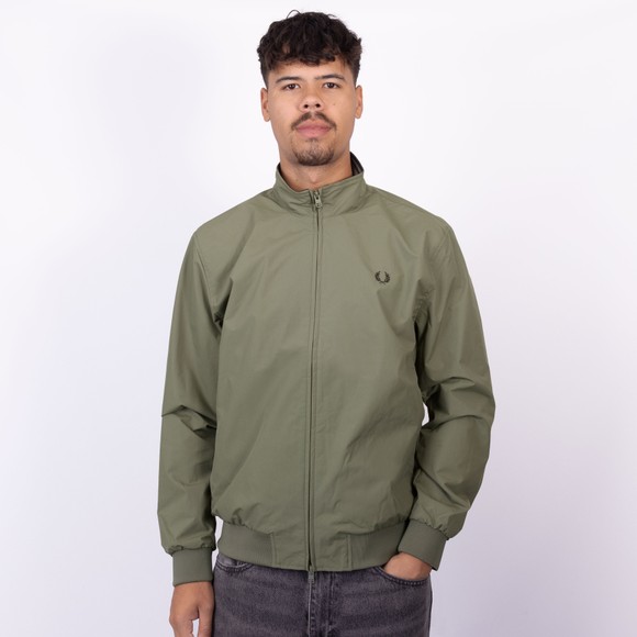 Fred Perry Mens Green Brentham Jacket main image