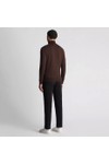 Remus Mens Brown Roll Neck Jumper
