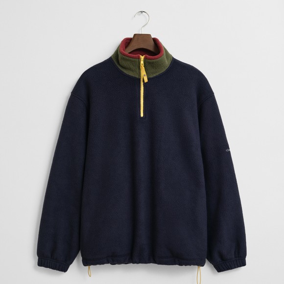 Gant Mens Blue Colour Block Fleece main image
