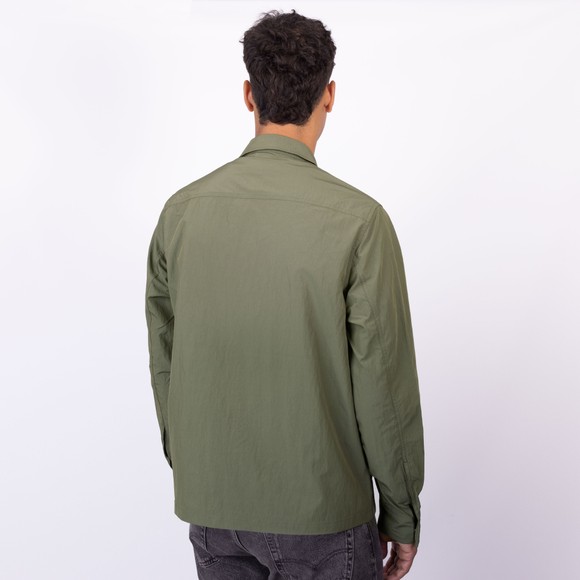 Fred Perry Mens Green Zip Overshirt  main image