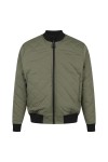 Luke 1977 Mens Green Suzhou Reversible Bomber Jacket