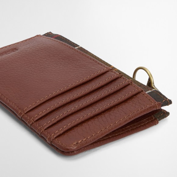 Barbour Lifestyle Womens Brown Alder Leather Card Holder main image