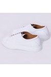 Oliver Sweeney Mens White Sirolo Leather Cupsole Trainer