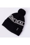 Sealskinz Mens Black Heacham Bobble Hat
