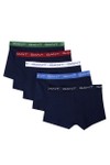 Gant Mens Blue Trunk 5 Pack