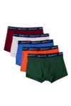 Gant Mens Blue Trunk 5 Pack