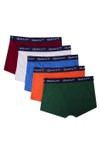 Gant Mens Blue Trunk 5 Pack
