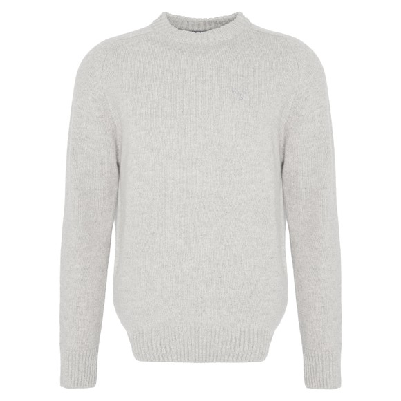 Barbour Lifestyle Mens Grey Grangetown Merino C-Neck Jumper main image