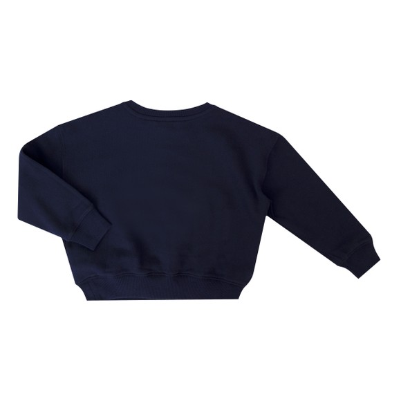 Polo Bear By Ralph Lauren Girls Blue Fleece Boxy Fit Sweatshirt main image