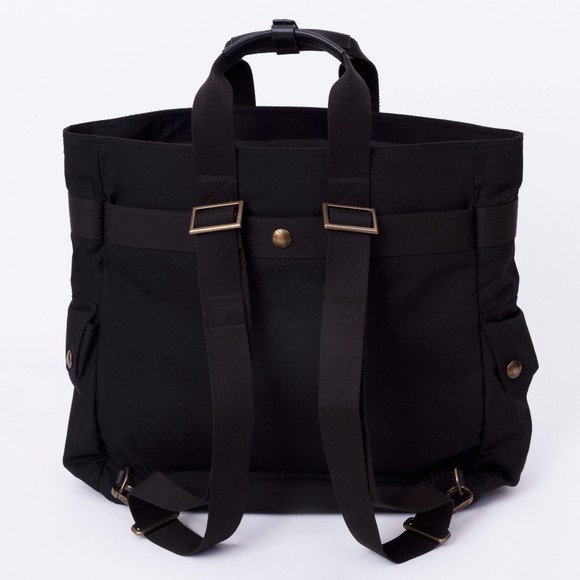 Belstaff Mens Black Trialmaster 2 Way Tote main image