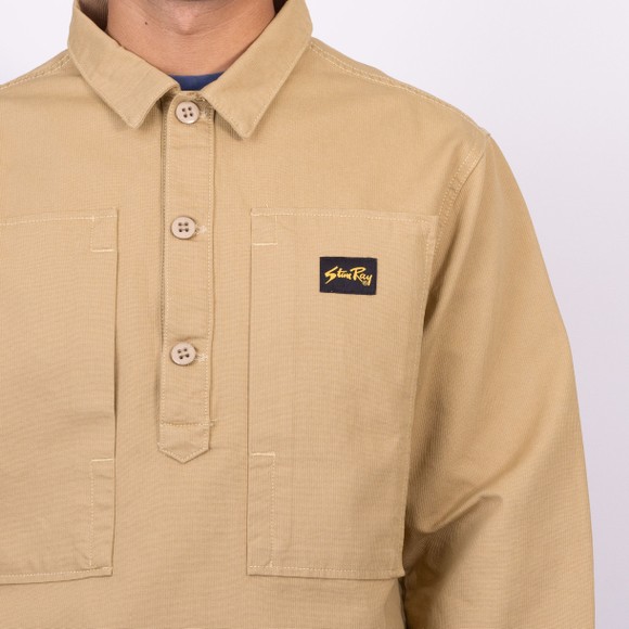 Stan Ray Mens Beige Painters Pop Over Shirt main image