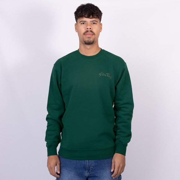 Stan Ray Mens Green Stan OG Crewneck Sweatshirt main image