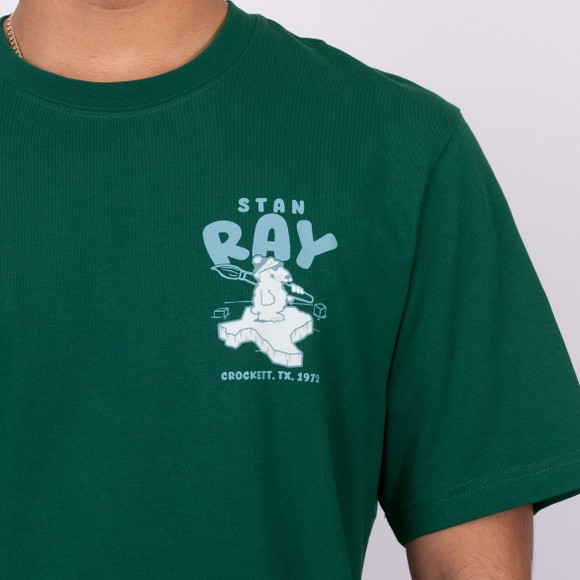Stan Ray Mens Green Polar State T-Shirt main image