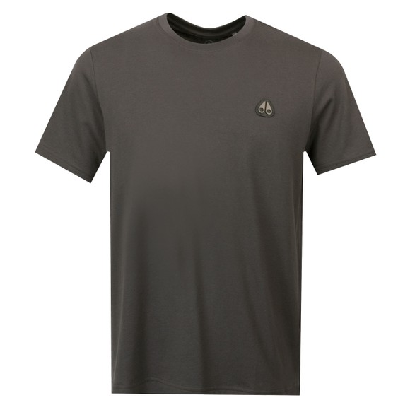 Moose Knuckles Mens Grey Crescent T-Shirt main image