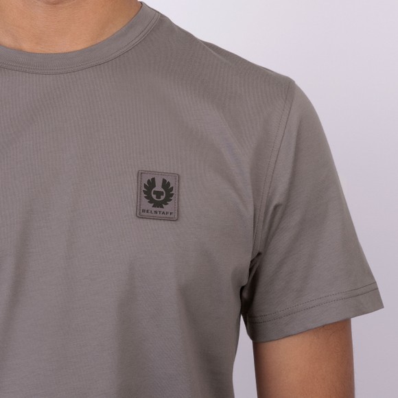 Belstaff Mens Grey Patch Logo T Shirt main image