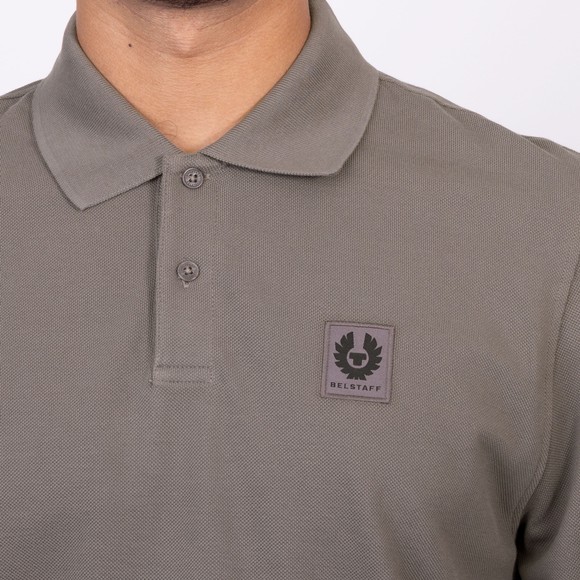 Belstaff Mens Grey Long Sleeve Polo Shirt main image