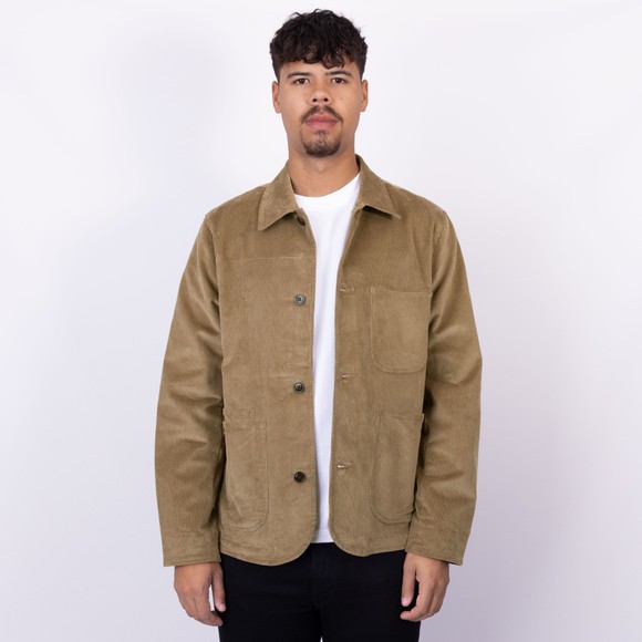 PS Paul Smith Mens Brown Work Cord Overshirt main image