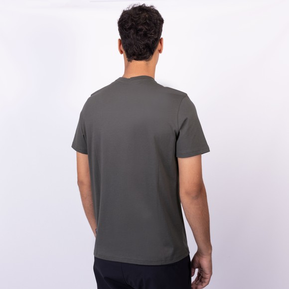Moose Knuckles Mens Grey Chamblee Leaf T-Shirt main image