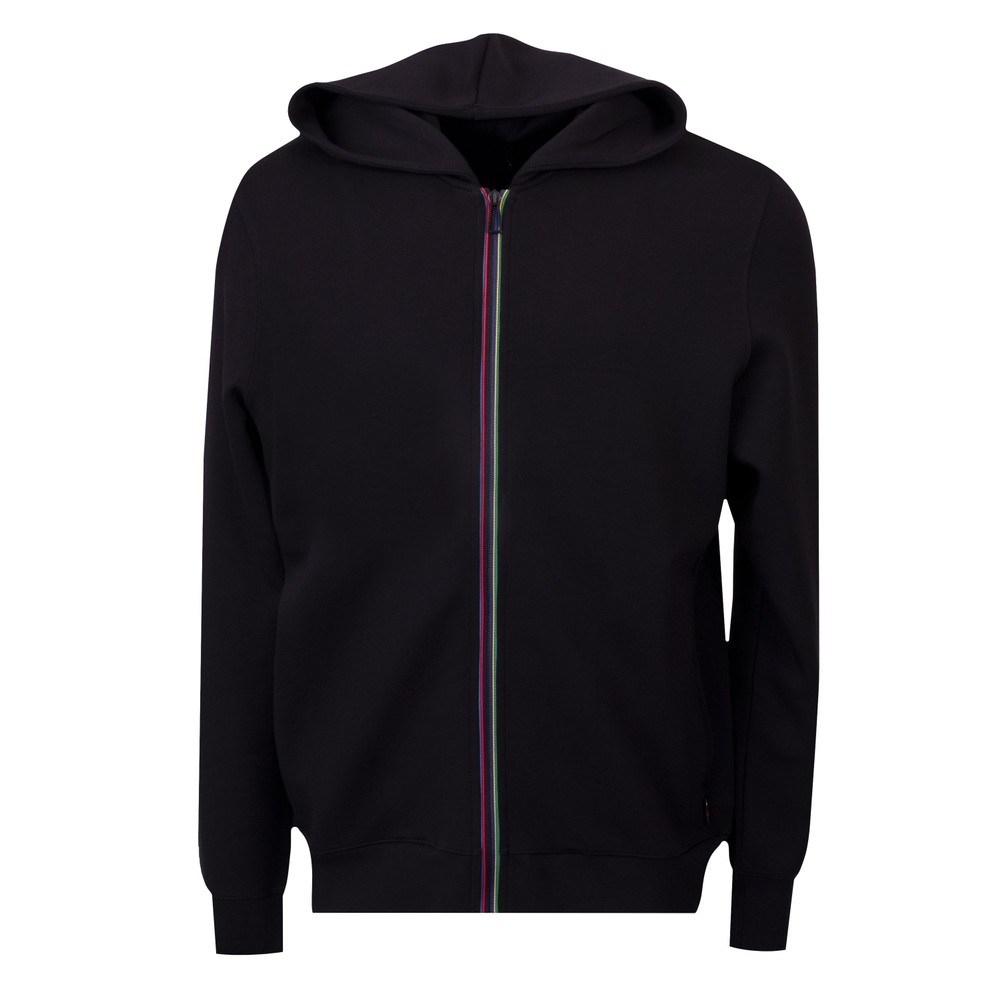 Sports Stripe Full Zip Hooded Sweatshirt