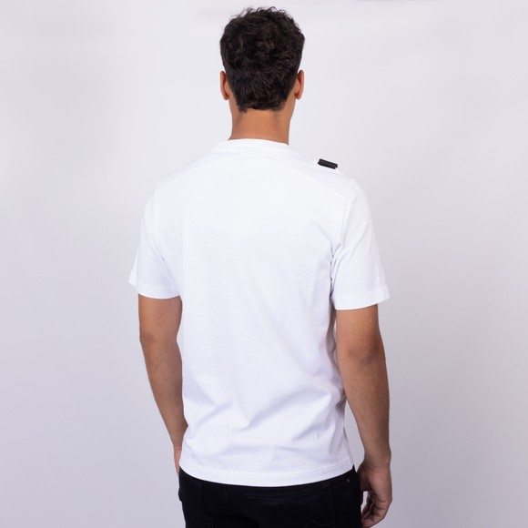 Ma.Strum Mens White Badge T-Shirt main image